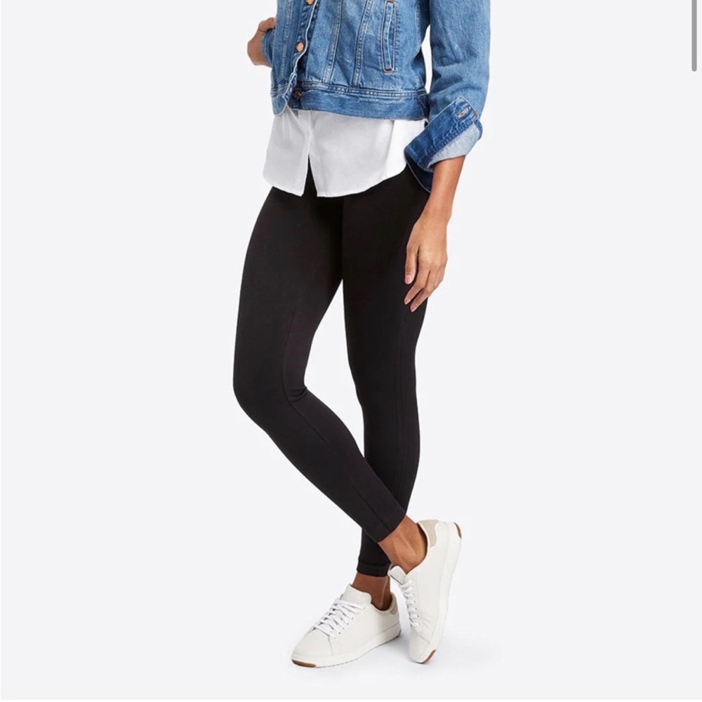 Spanx - High-rise EcoCare Seamless Black Leggings - 1X